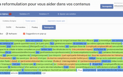 La reformulation pour vous aider dans vos contenus digitaux